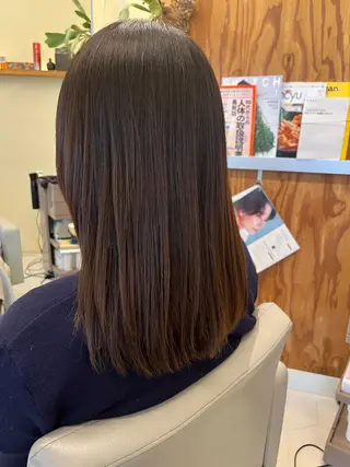 セミロング 髪質改善/縮毛矯正 艶髪🔥高杉のヘアスタイル