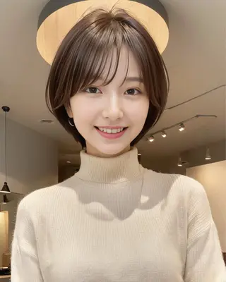 ショート 🌟ショート/シ ョートボブ/岡田🌟のヘアスタイル