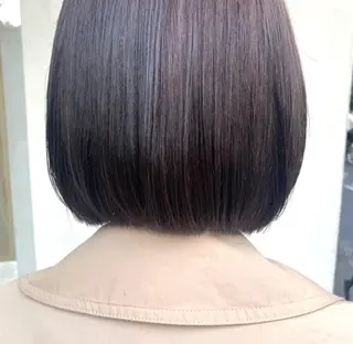 カラー ボブ/美髪矯正 /佐藤　奈巳のヘアスタイル
