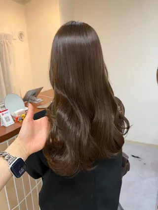 ロング カラー トレンドと似合わせ/ マンツーマン/西上楓のヘアスタイル