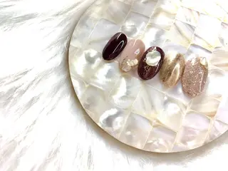 ネイル aime 中崎町のネイルデザイン