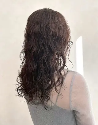 ロング ✨透明感カラー特化/ シャドウパーマ特化✨のヘアスタイル