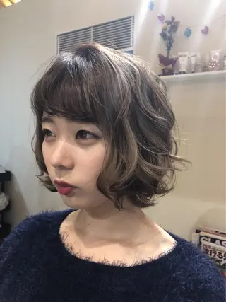 ミディアム カラー 関口 友行のヘアスタイル