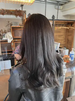 ロング カラー NAGON STYLE  MICI所属・佐藤 美聡のヘアスタイル