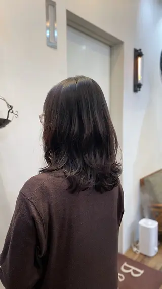 セミロング パーマ kahona/カラー /パーマ/銀座のヘアスタイル