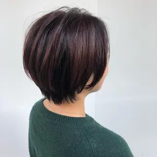 ショート カラー ZOA classic hair所属・東 みのりのヘアスタイル