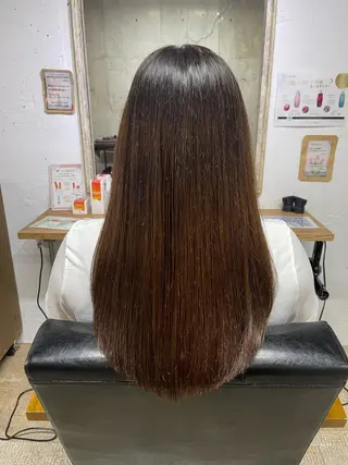 ロング かめい りなのヘアスタイル
