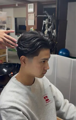 パーマ メンズ メンズパーマ🌀/ フェード/Koshのヘアスタイル