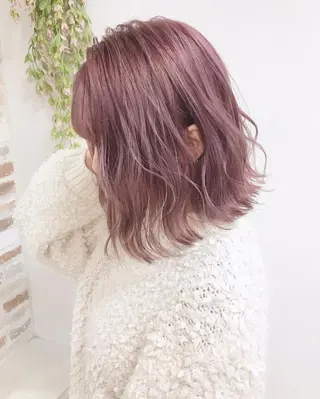 ミディアム カラー ヘアアレンジ 山本 史奈のヘアスタイル