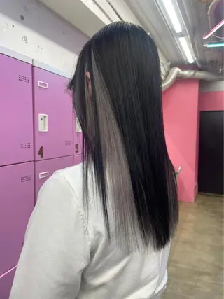 ロング カラー ザクザクレイヤー 🍀/ブリーチ/小田のヘアスタイル