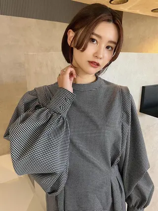 ショート 菅原リキヤ くびれレイヤーヘアのヘアスタイル