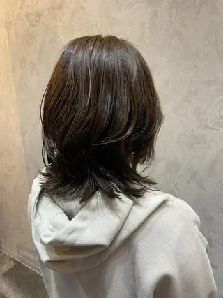 ミディアム カラー ヘアアレンジ SHANTi 飯塚 ヘアセット/髪質改善のヘアスタイル