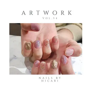 ショート カラー キッズ ネイル マツエク・マツパ illum hicariのネイルデザイン