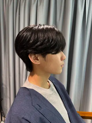 ショート パーマ メンズ [渋谷美容師] 玲弥のヘアスタイル