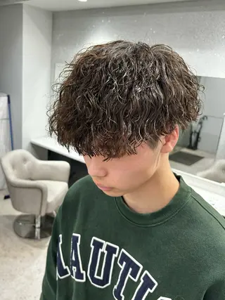パーマ メンズ 🍐シャドウパーマ メンズ特化/守岡🍐のヘアスタイル
