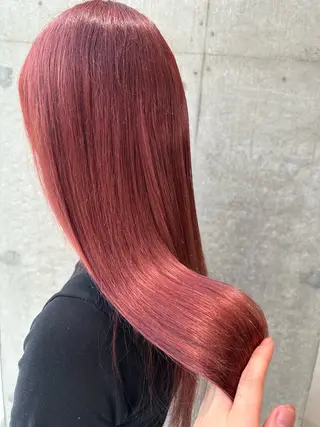 ロング カラー 大塚 夏生のヘアスタイル