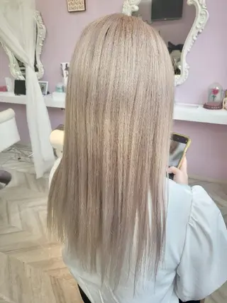 ロング カラー ヘアアレンジ ナカシマ  アユミのヘアスタイル