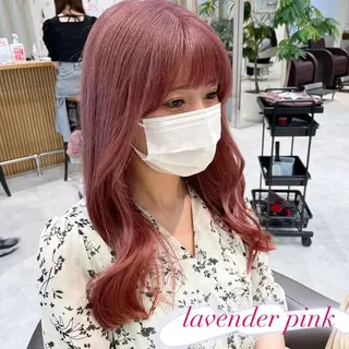 ロング カラー ピンクカラー🎀/ ミルクティー🍼花音のヘアスタイル