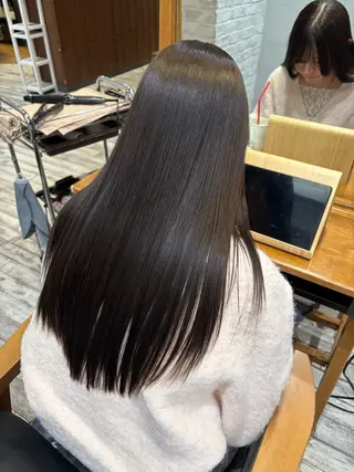 ロング 💭透明感/艶髪🫧 haluki🫧‪のヘアスタイル