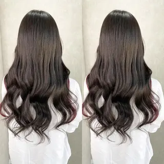ミディアム 💎馴染むエクステ ×カラーTOMO💎のヘアスタイル