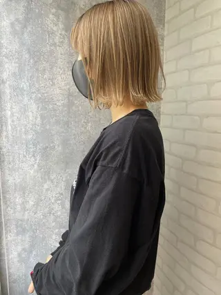 ショート レイヤー/ボブ/ 顔周り/yukinaのヘアスタイル