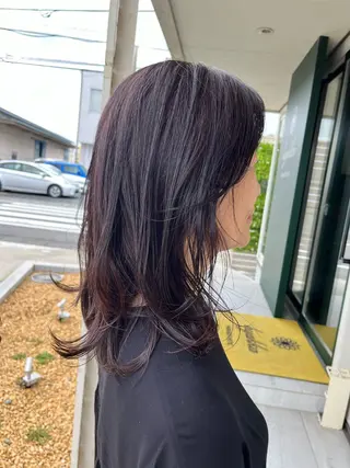 セミロング 松本 茜のヘアスタイル