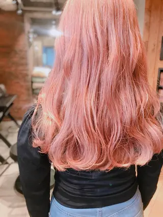 セミロング カラー LUXBE UNITED所属・🌷RIE 🌷のヘアスタイル