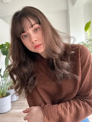 ミディアム La fith hair rond 立川店所属・kyosuke 透明感カラーのヘアスタイル