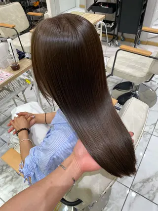 カラー hina☺︎ 髪質改善/ストレートのヘアスタイル