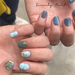 ネイル Seemly 千田町店所属・フラワーパラジェル 🌸シームリーエミのネイルデザイン