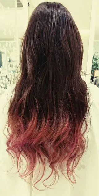 セミロング カラー 寺島 伸のヘアスタイル