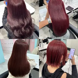 ロング カラー エフェクトブリーチ／ レイヤーカット／翔のヘアスタイル