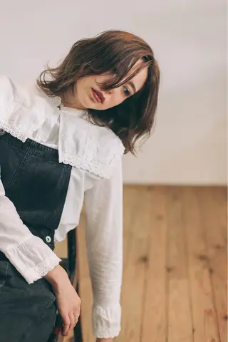 ミディアム カラー 韓国ヘア ♡tomimaのヘアスタイル