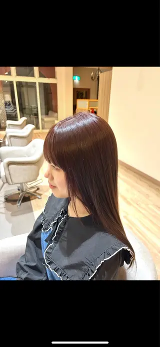 ロング カラー 小島 瑚白のヘアスタイル