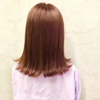 セミロング キノシタ ナオユキのヘアスタイル