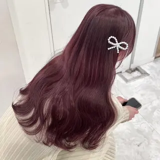 ロング カラー 赤み消し/透明感 ブラウン🌿堅伍のヘアスタイル