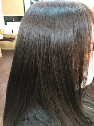 セミロング パーマ 桧山 真のヘアスタイル