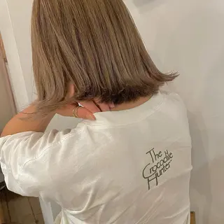 ミディアム カラー ♡トップスタイリス ト/美髪矯正hinaのヘアスタイル