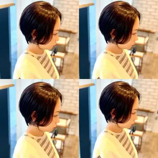 ショート カラー Realme  京都四条烏丸ドゥエby  yk所属・小塚 耀介✂︎ ショートボブ特化のヘアスタイル