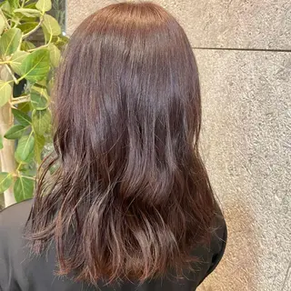 セミロング カラー ヘアアレンジ 🎀ダブルカラーレイ ヤーyuuri🎀のヘアスタイル