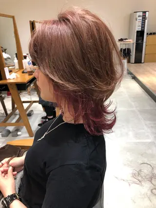 ミディアム カラー 🌟イメチェン美容師 🌟清水 大輝のヘアスタイル