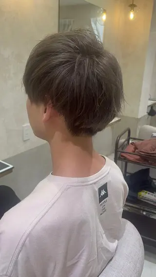 ショート カラー パーマ メンズ CIEL天六店 三上春のヘアスタイル