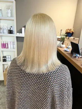 ミディアム カラー daiki 原宿のヘアスタイル