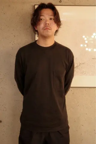 ミディアム パーマ メンズ メンズカット【平尾 高宮】永井駿祐のヘアスタイル