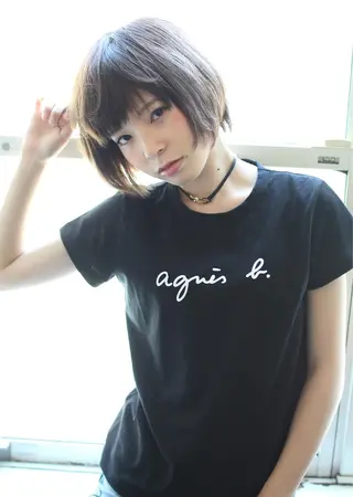 ショート カラー パーマ 下北沢 soiのヘアスタイル