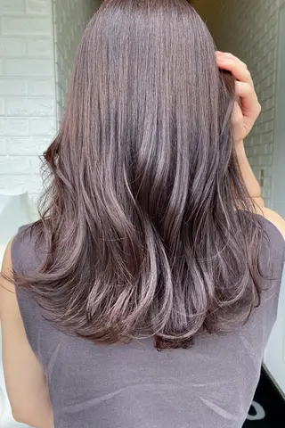 カラー 韓国レイヤーカット✨ 縮毛矯正　原田 優作のヘアスタイル