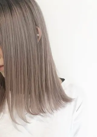 ミディアム カラー Mu所属・Mu ミューのヘアスタイル