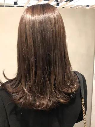 ミディアム カラー LA KING GINZA TOKYO所属・🧡ショートの達人 🧡SHOのヘアスタイル