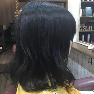 ミディアム カラー パーマ embrace エンブレイスのヘアスタイル