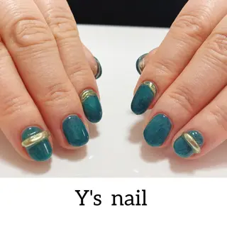 ネイル 手書きが得意🖌️ Y’s  nailのネイルデザイン